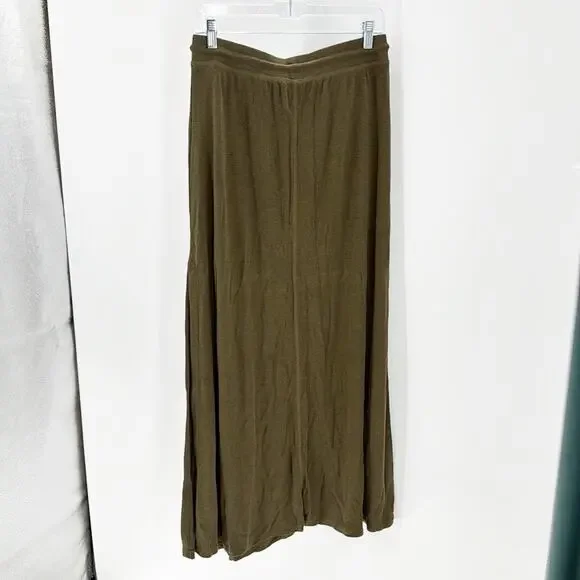 ATM ANTHONY THOMAS MELILLOModal-jersey maxi skirt army green maxi minimalist